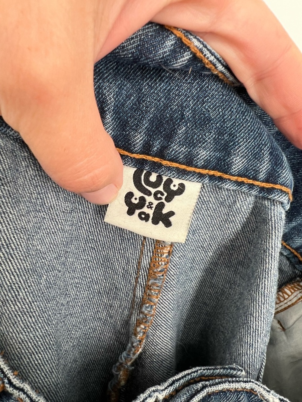 Lucy and Yak Addison Taper Leg High Rise Mom Jeans Organic Cotton 26 - Picture 7 of 8